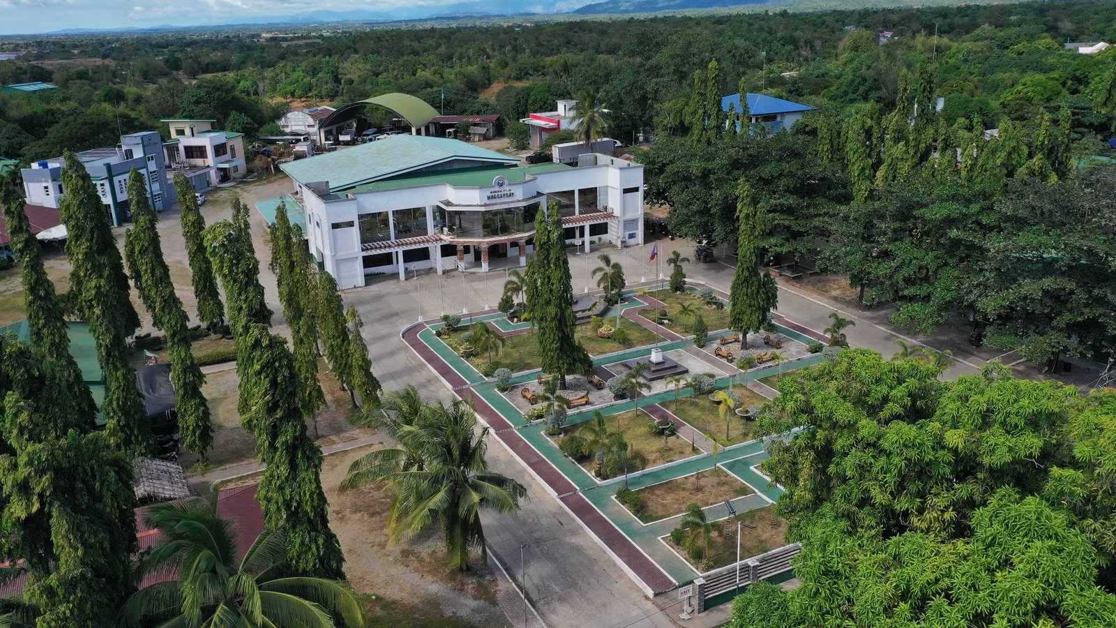 LGU Drone Shot Front View
