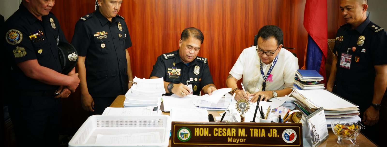 Sunset over the fields